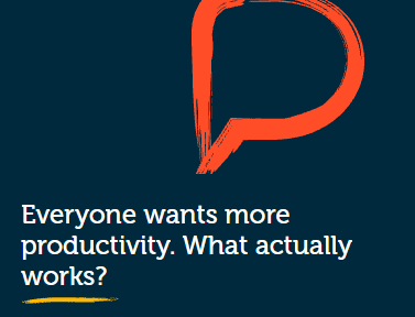 Everyone Wants More Productivity. What Actually Works